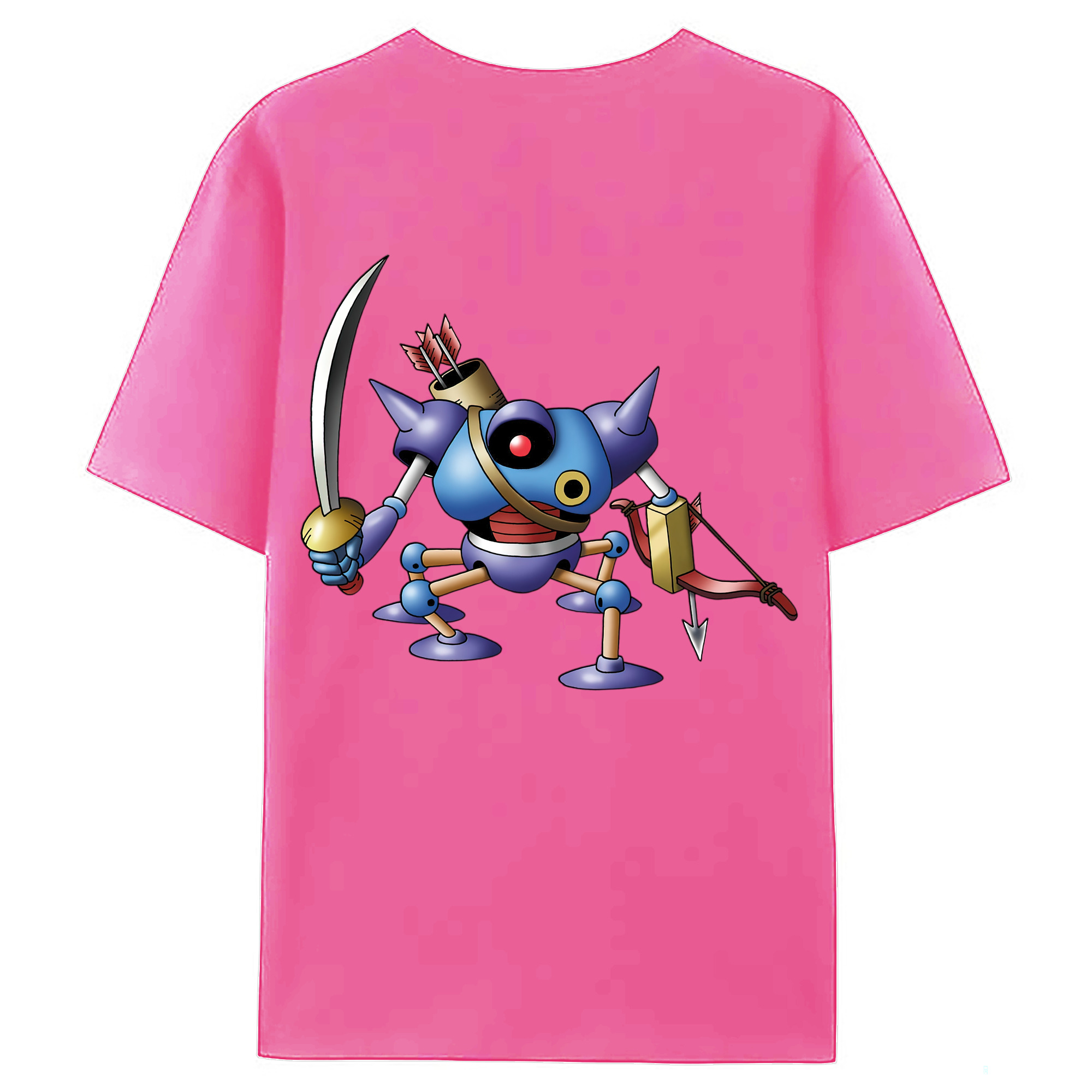 （画像用） ドラゴンクエスト Doragon Kuesuto Dragon Quest レディース半袖Tシャツ(バックプリント)